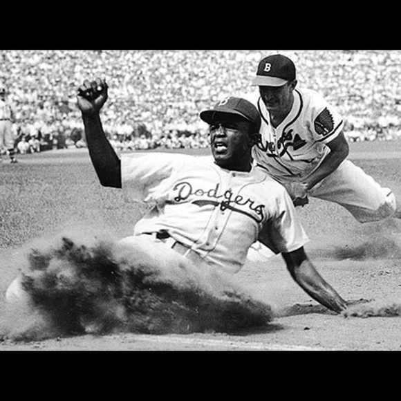 Jackie Robbison 42 Sliding Home LeRoy Neiman Watch - Picture 8 of 8